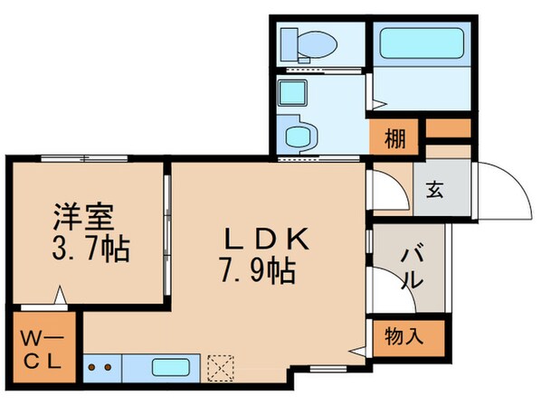 CASA FIORE 浅間町の物件間取画像